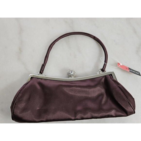 New Women’s Vintage Style "The Look" Clutch Handbag Purse Frame Classic NWT - Picture 1 of 10